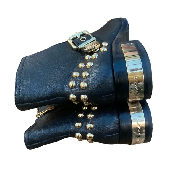 Vince Comuto Revolve boots women's size 7.5 Windetta Motorcycle harness rivets - Picture 7 of 10